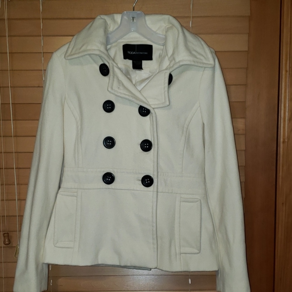 Pea coat with hood - AMAZING condition